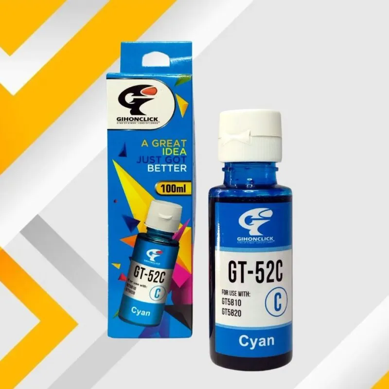TINTA GENÉRICO GIHONCLICK GT-52C AZUL 70ML PARA GT5820/GT5810